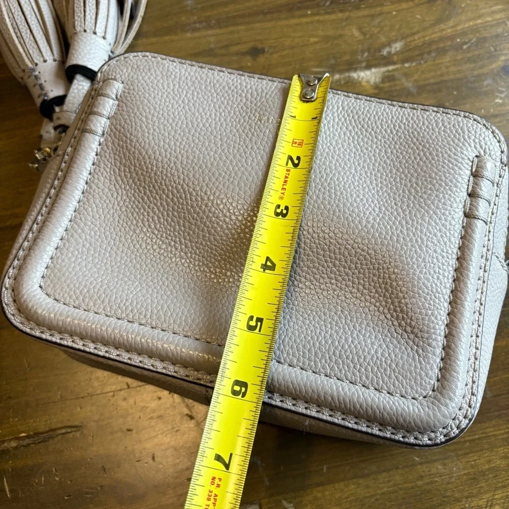 Kate Spade Orchard Street Arla Cityscape Gray Crossbody Tassel Travel Classic